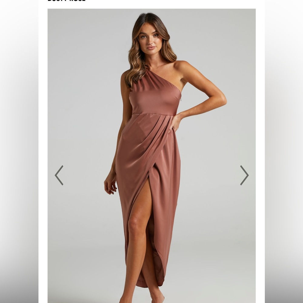 Showpo Felt So Happy Dress in Dusty Rose